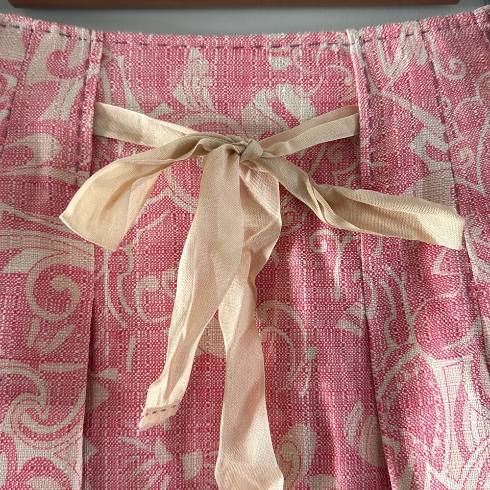 Elie Tahari Pink and white pleated skirt - Picture 8 of 16